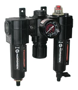 Norgren Excelon®  Air Filter-Regulator-Lubricator Combination Units for Use with Air Line Tools | C72A Series