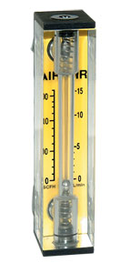 Kit caudalímetro de área variable acrílico para diferentes gases | FL-2500