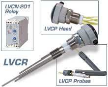 LVCN_LVCF_LVCR_LVCP Conductivity Level Switches | LVCF, LVCR, LVCP, and LVCN-200 Series