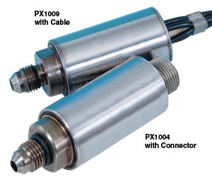 Transductores de presión de muy alta temperatura PX1004 PX1009 | Series PX1004 y PX1009