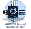 Acelerómetro triaxial ACC301