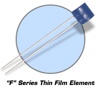 Los elemento Pt100 de película fina son mas modernos y con un tamaño más compacto