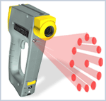 Termómetro infrarrojo OMEGA con laser integrado
