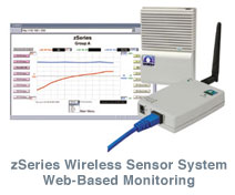 Medición Web con sensores inalámbricos de temperatura y humedad mostrando los datos en una pantalla