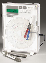 Dual Temperature Chart Recorders, 6 inch (152mm), with High & Low Alarms | CT82 Series