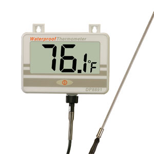 Waterproof Digital Thermometer with Probe | DP8891