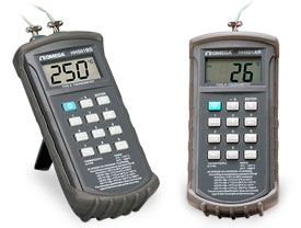 Handheld Digital Thermometers Type R and S Thermocouple, Single and Dual Input | HH501AS, HH501BS, HH501AR, HH501BR