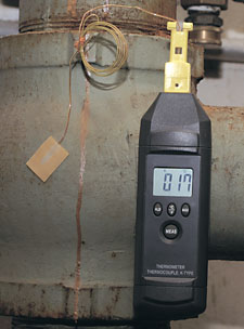 Handheld Thermometer with Magnet Hanger | HH74K