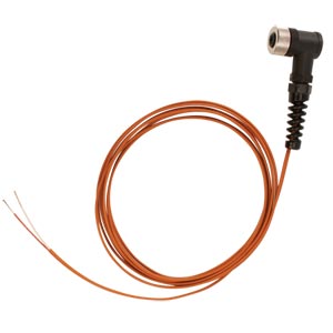 Cables M12 con conectores montables en  campo para termoparesPara requisitos especiales y adaptables de campo | Serie M12CFM-TCDesde