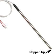 Fast Response Copper Tip Thin Film RTD Sensors | PRTFCU Series