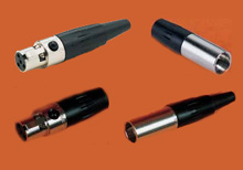 Miniature Connectors for Pt100 and Thermistor RTD Probes, Series 